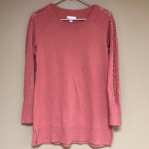 Lauren Conrad sweater, arm lace detail